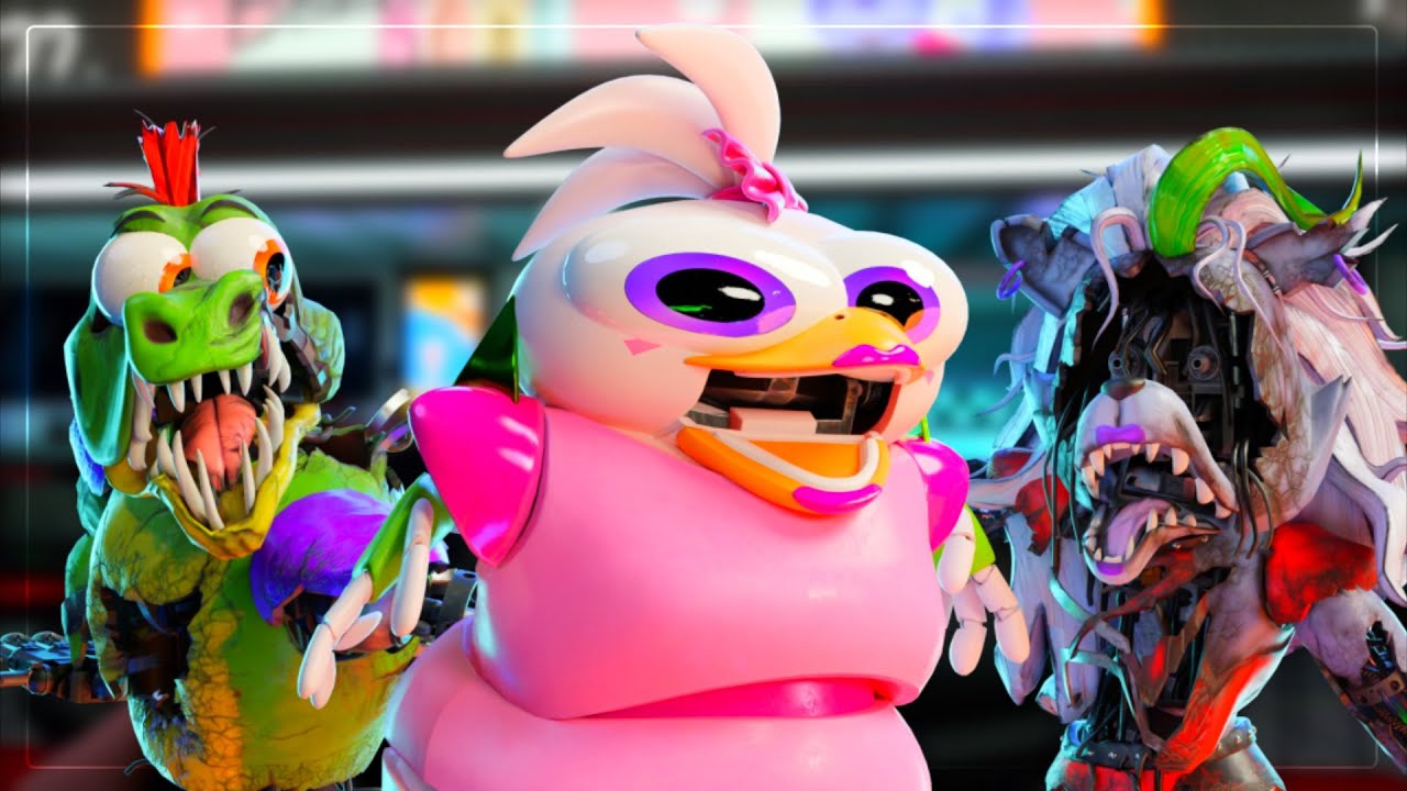 FUNNY FNAF SECURITY BREACH TRY NOT TO LAUGH CHALLENGE