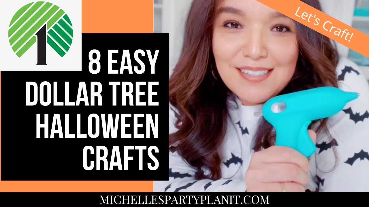 8 EASY Dollar Tree Halloween Crafts