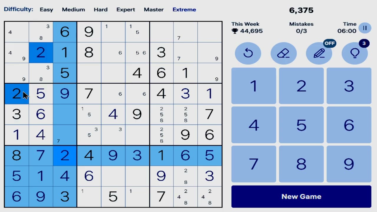 SUDOKU EXTREME THIEP 299