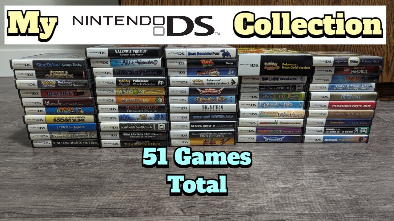 My Entire Nintendo DS Game Collection | 2024 Update