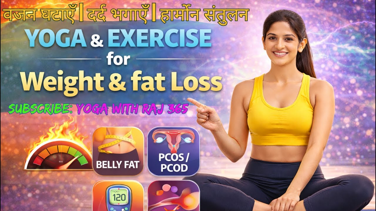 पाचन खराब? गैस कब्ज, शुगर थायरॉइड, मोटापा कोलेस्ट्रॉल | लाइव योग से समाधान