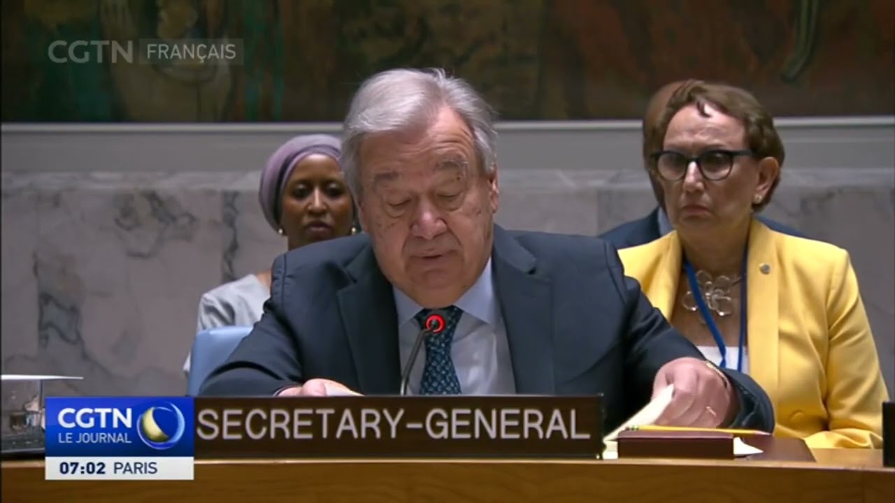 Antonio Guterres condamne les frappes israéliennes sur les installations de l'ONU et de l'OMS à Gaza