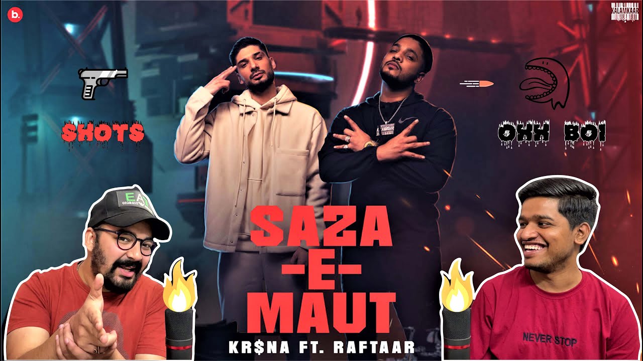 KR$NA FT. RAFTAAR - SAZA E MAUT | INDIAN DRILL | LEGIT REACT | REACTION VIDEO.