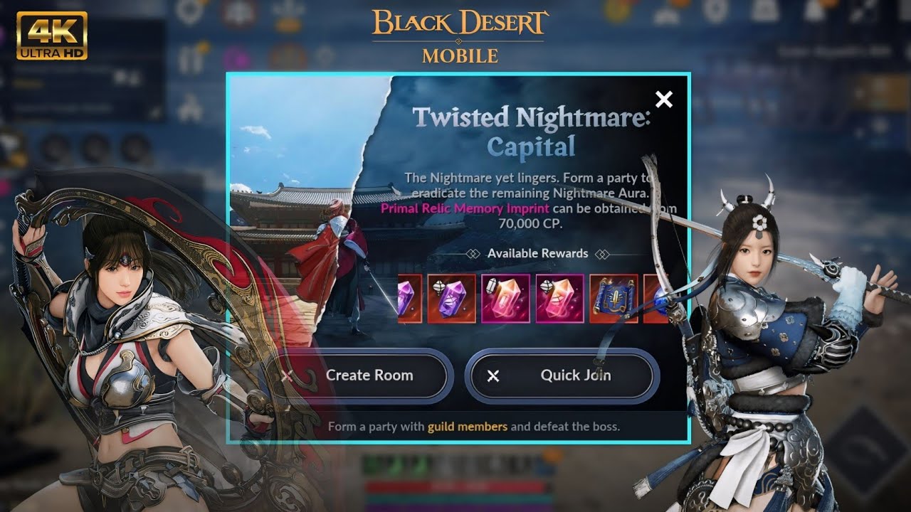 Black Desert Mobile | Twisted Nightmare (TNM IV) United Server - Video Full Duration Part: 1