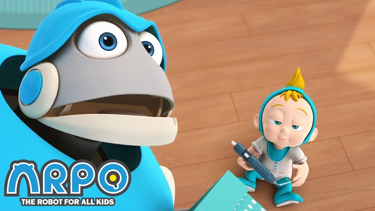 Baby Daniel is SLEEPWALKING! - ARPO the Robot | | Cartoons for Kids | Robot Animation