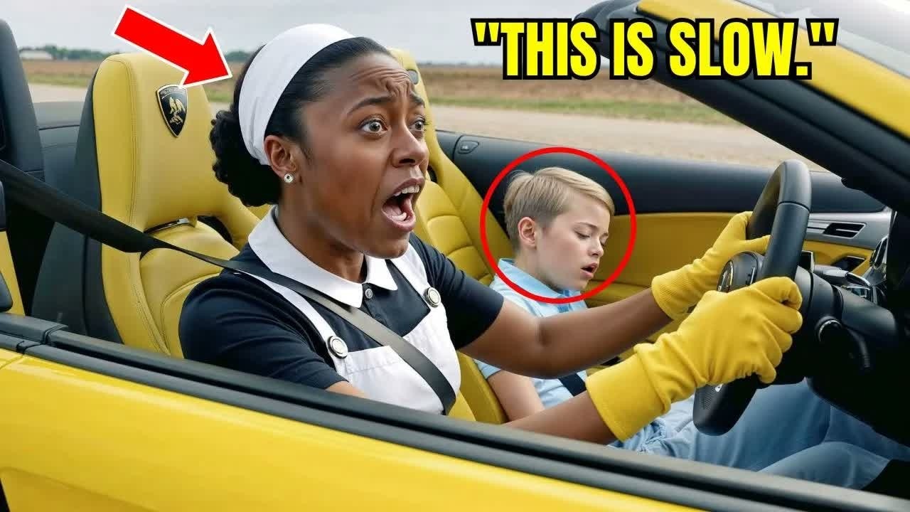 Poor Black Maid 'Stole' Millionaire's LAMBORGHINI to Save His Son—His Reaction Shocked Everyon