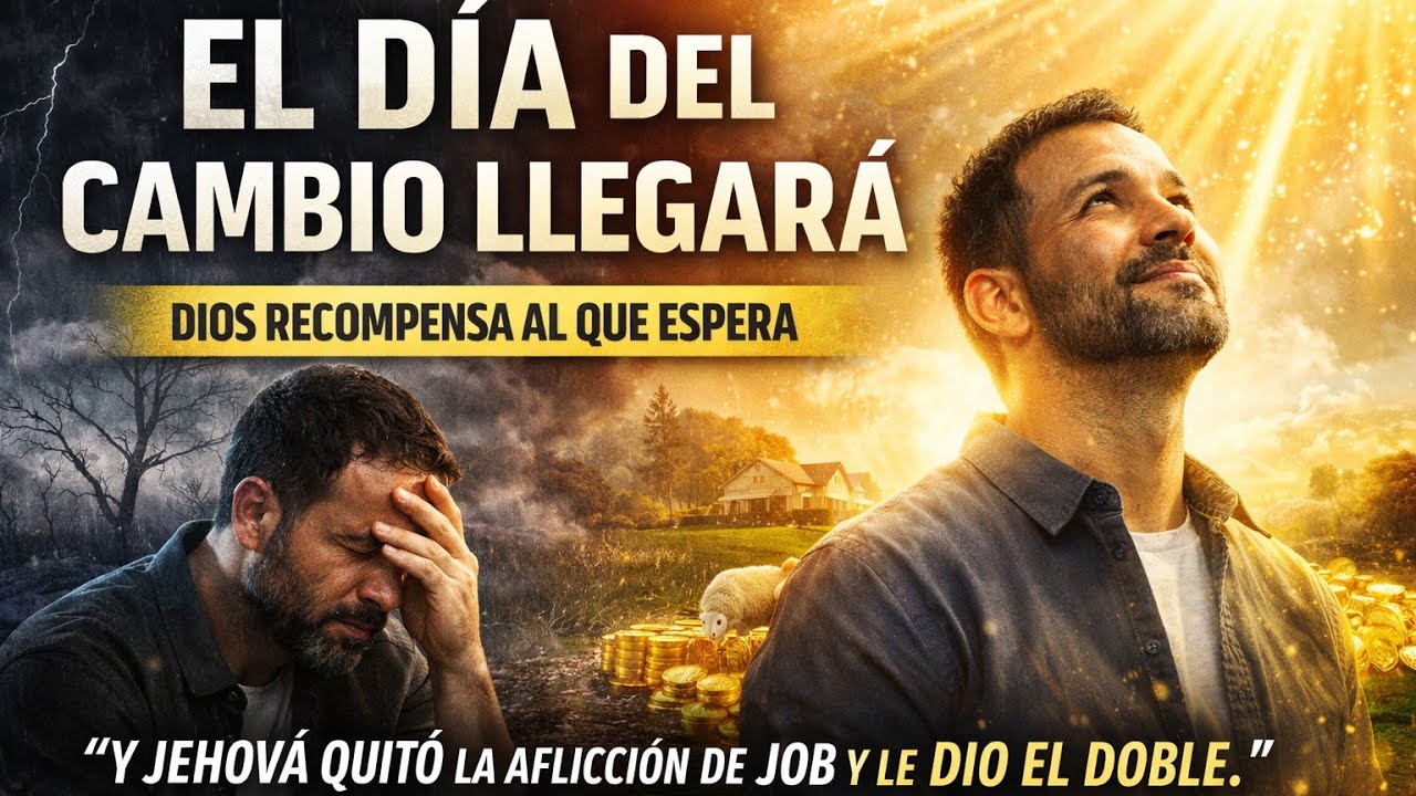 🔥 EL DÍA DEL CAMBIO LLEGARÁ | Job Esperó… y Dios le Dio el Doble | Devocional Poderoso 🙌🏻