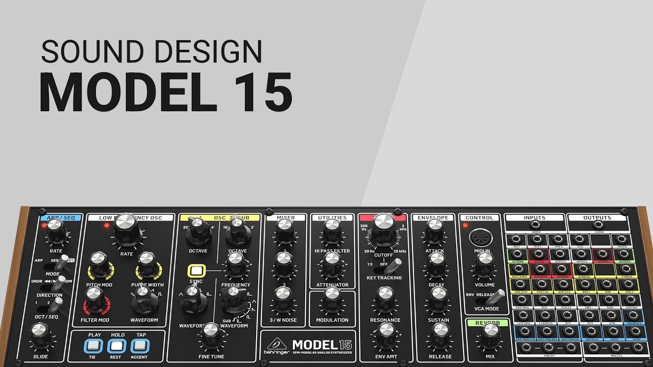 Behringer MODEL 15 Sound Design Episode One