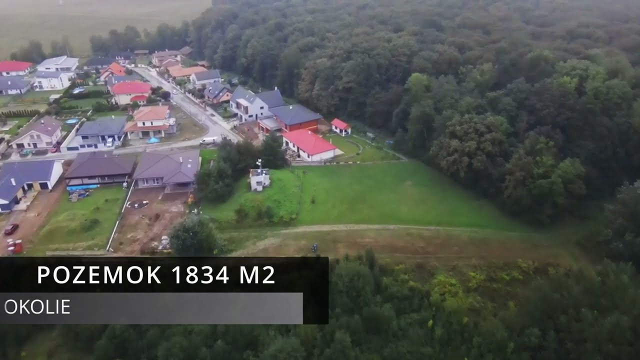 NA PREDAJ POZEMOK 1834 M2 BUDIM&Iacute;R KO&Scaron;ICE OKOLIE