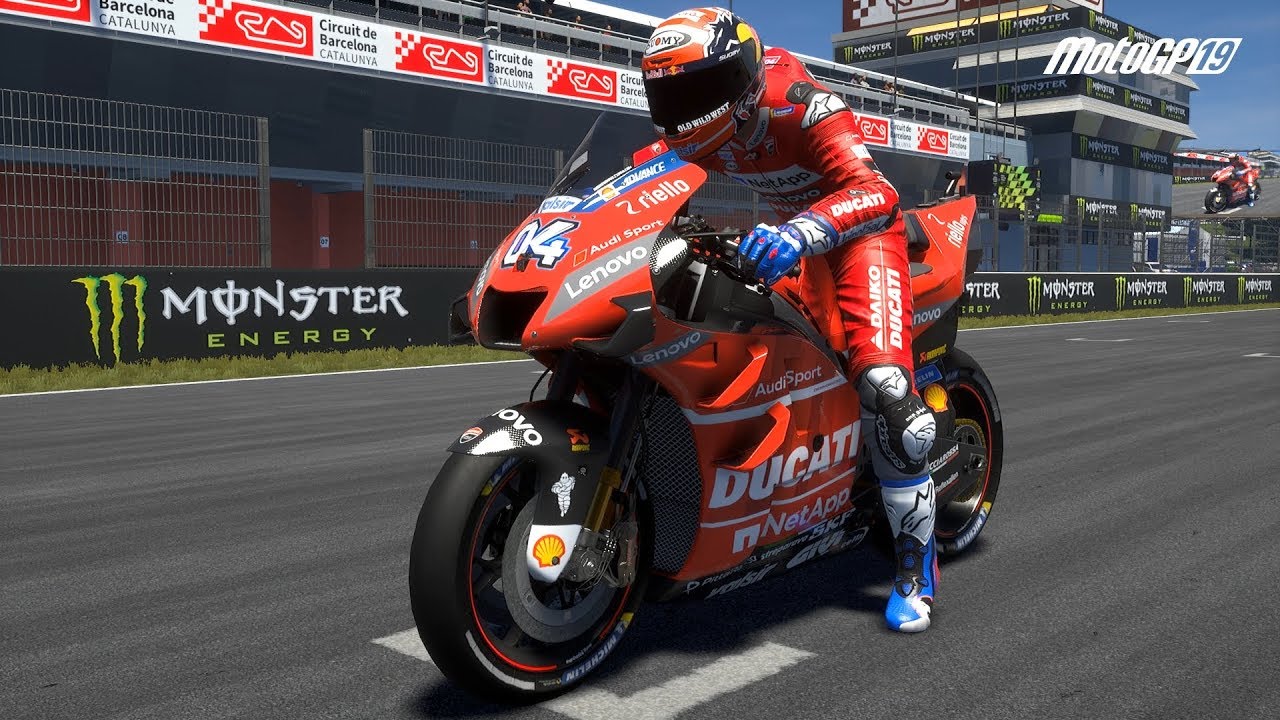 MotoGP 19 - Ducati Desmosedici GP19 - Test Ride Gameplay (PC HD) [1080p60FPS]