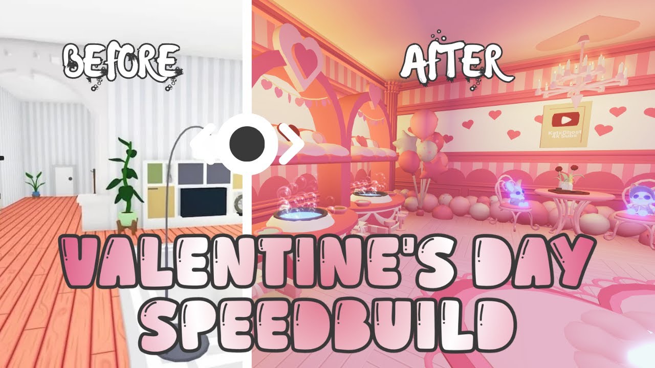 I Built a Valentine’s House Using the Queenslander 💗 | Adopt Me Speedbuild