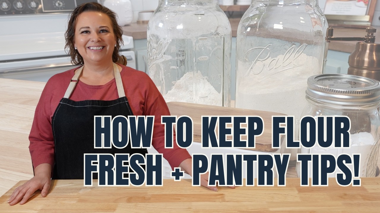 Pantry Essentials That Save Money + How to Store Flour So It Lasts Years
