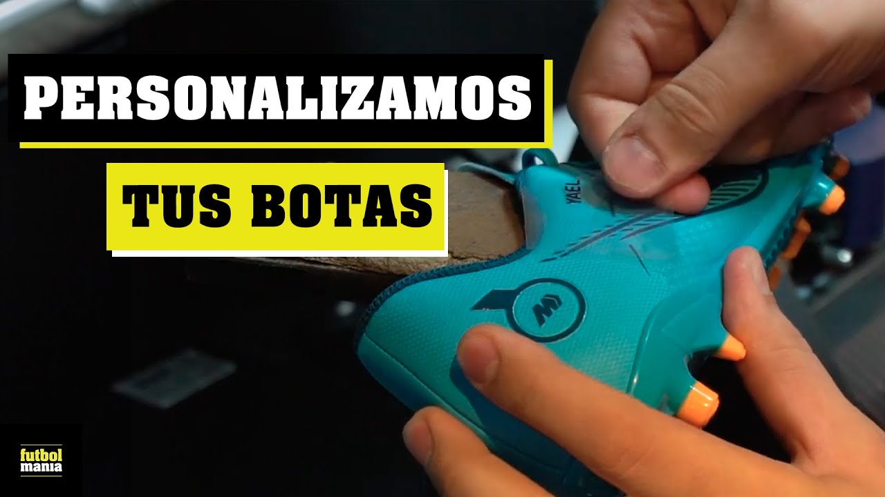 PERSONALIZA tus BOTAS de FÚTBOL en NUESTRA TIENDA de FUTBOLMANIA