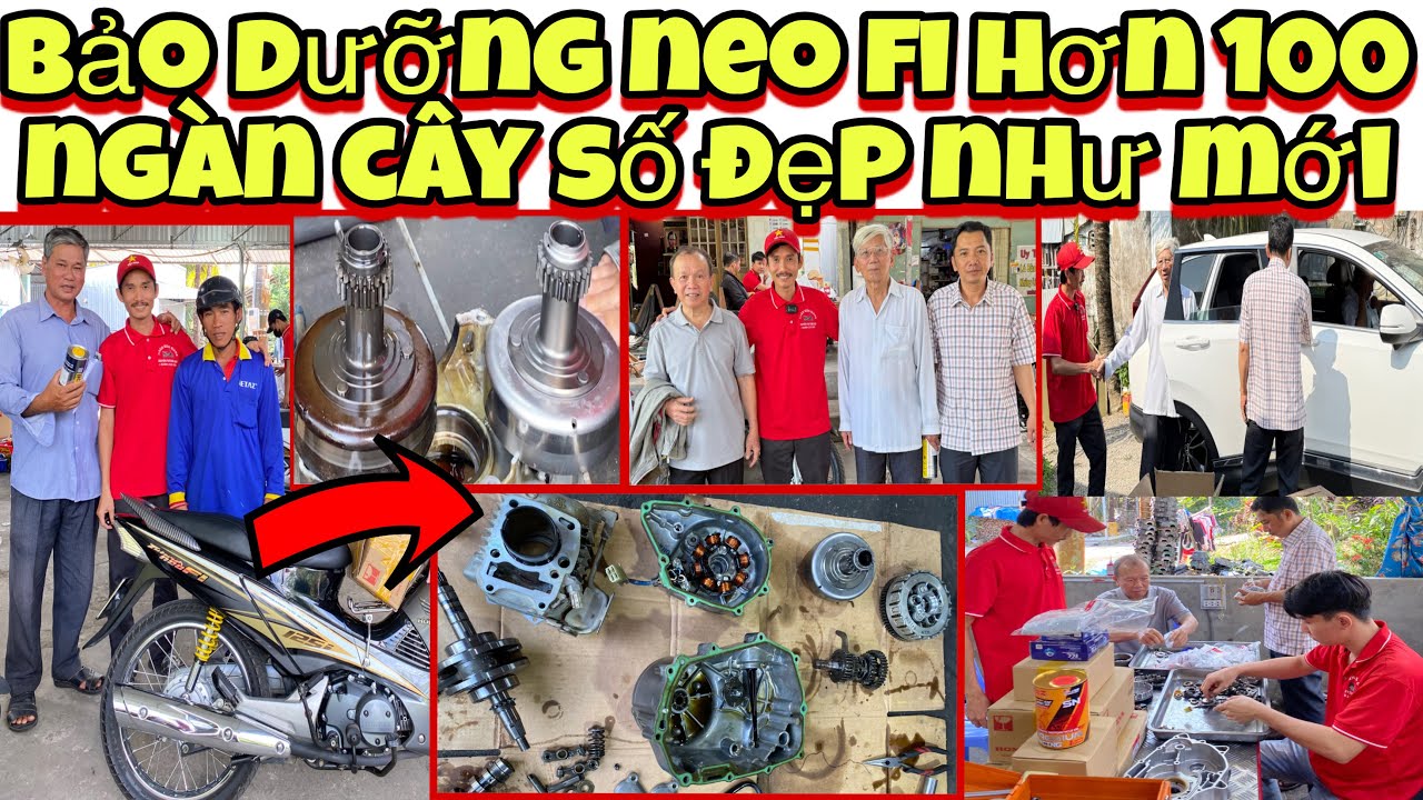 Clip 24/1 bảo dưỡng neo fi hơn 100 ngàn cây số đẹp như mới 
