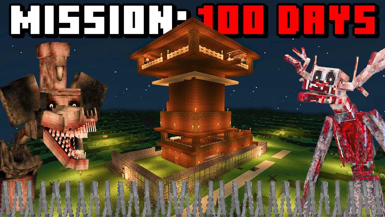 Surviving Minecraft's Scariest Mods For 100 Days in Hardcore #5