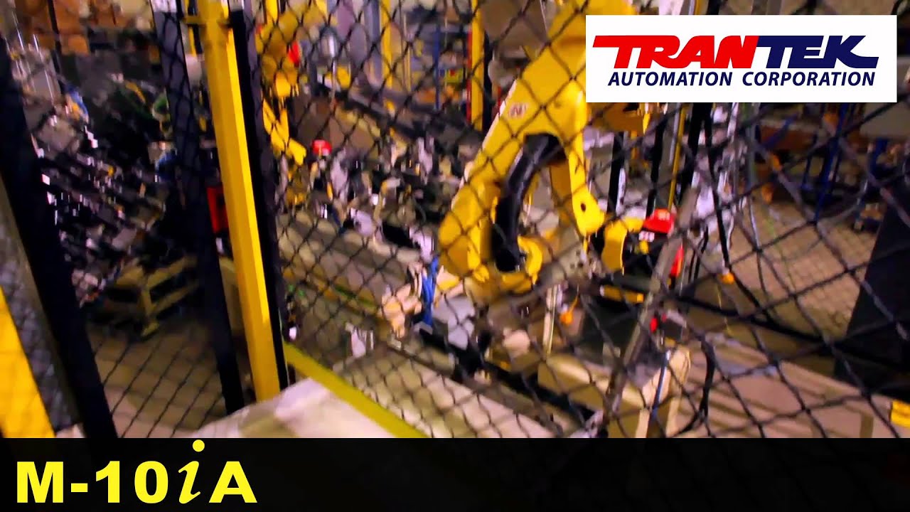 FANUC ARC Mate 100iC Intelligent Welding Robots - Courtesy of Trantek