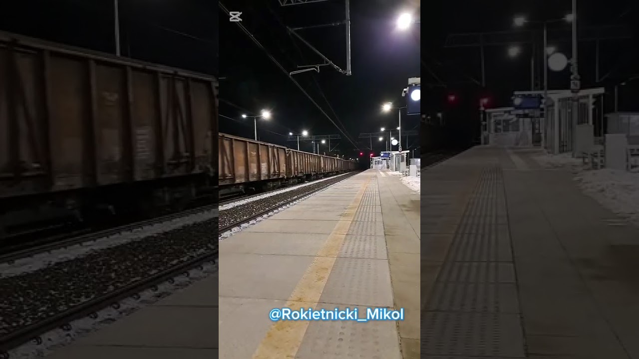 ZSSK Cargo 131 043 z węglarkami przez stację Rokietnica 