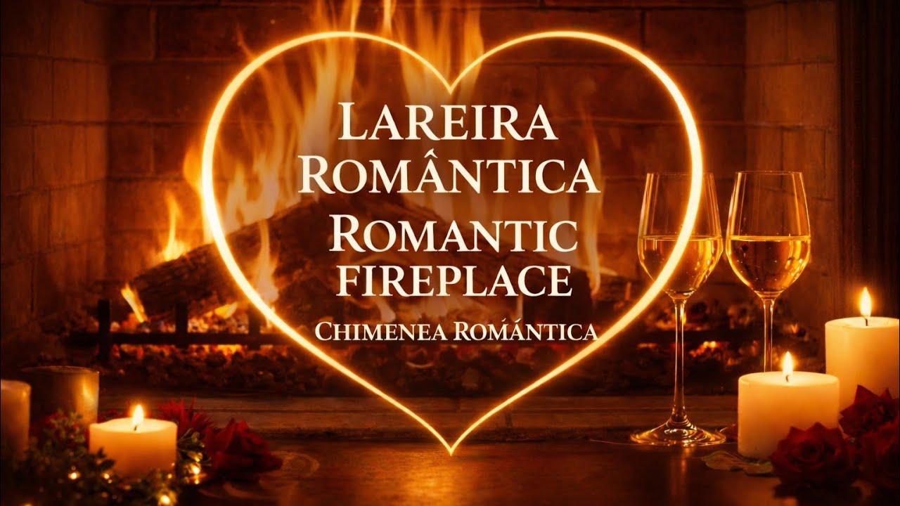 Lareira Romântica | Clima Aconchegante para Relaxar 🔥