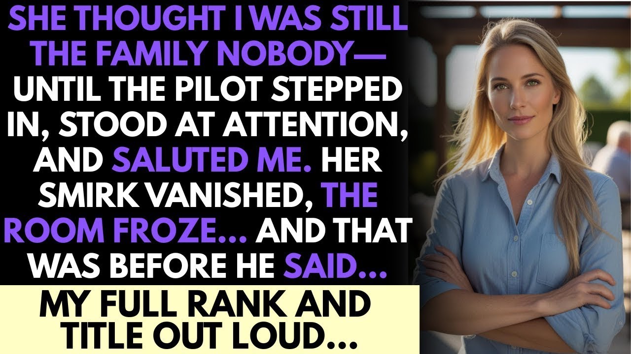 My Sister Mocked Me In Front Of Everyone &mdash; Then The Pilot Stepped Out And Saluted Me