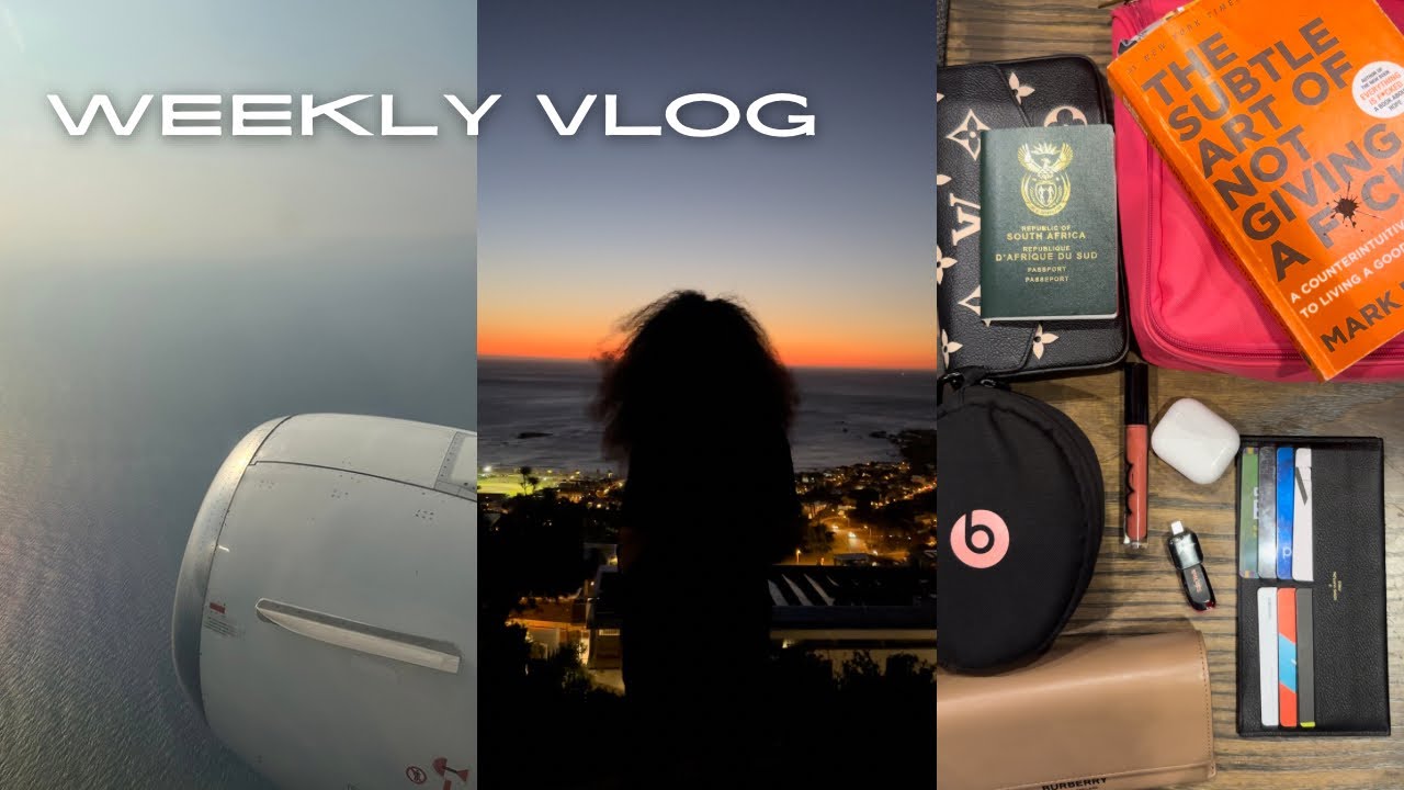 #weeklyvlog : watching the sunset + flying back home