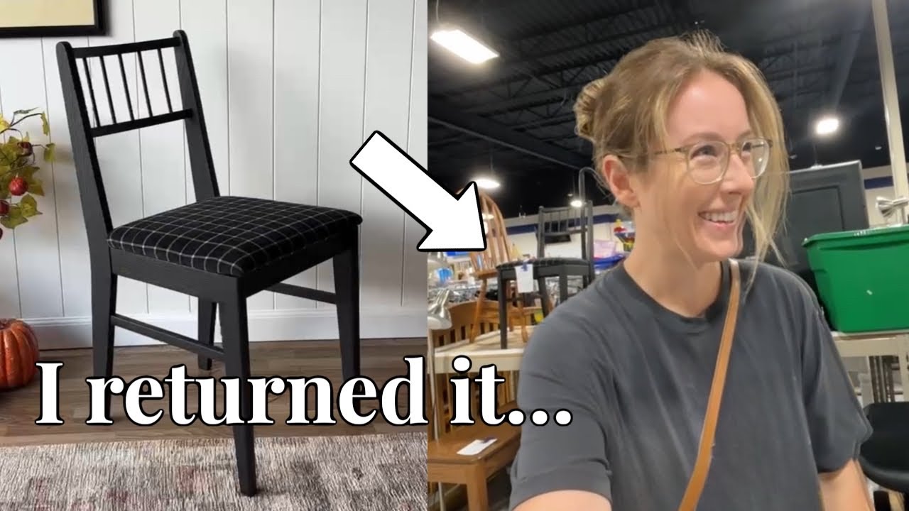 I Reupholstered a Thrifted Chair with a Flannel from Goodwill