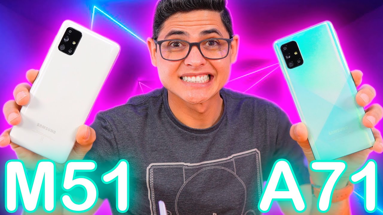 Galaxy A71 vs M51, dois SAMSUNG de PESO! QUAL O MELHOR PRA VOCÊ? QUAL COMPRAR?
