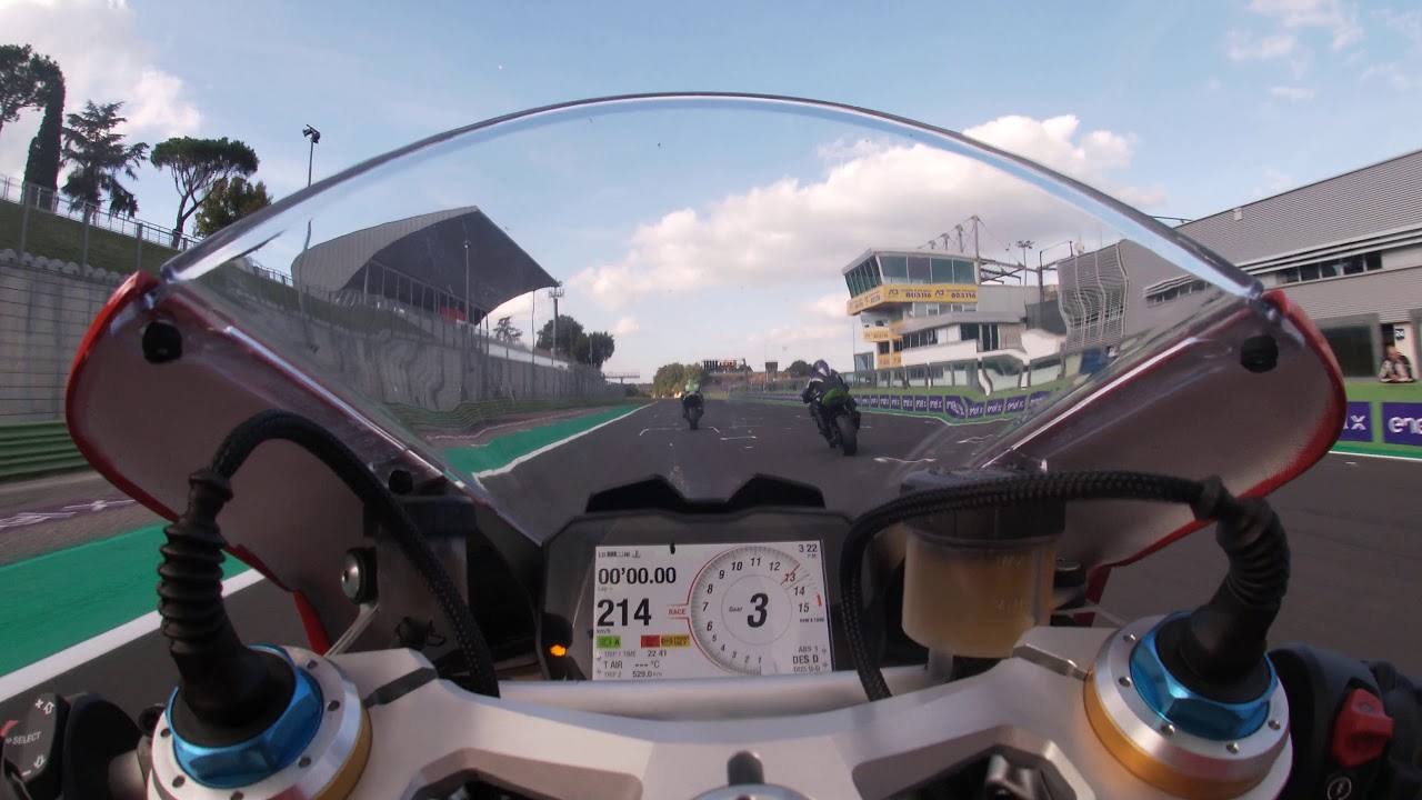 VALLELUNGA 19/10/2019 Gruppo A con Ducati panigale V4s a 294 km ''curvone grande'' traffico da città