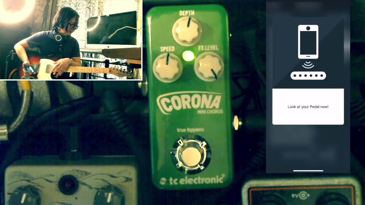 TC Electronic Corona Mini Chorus TonePrint app demo
