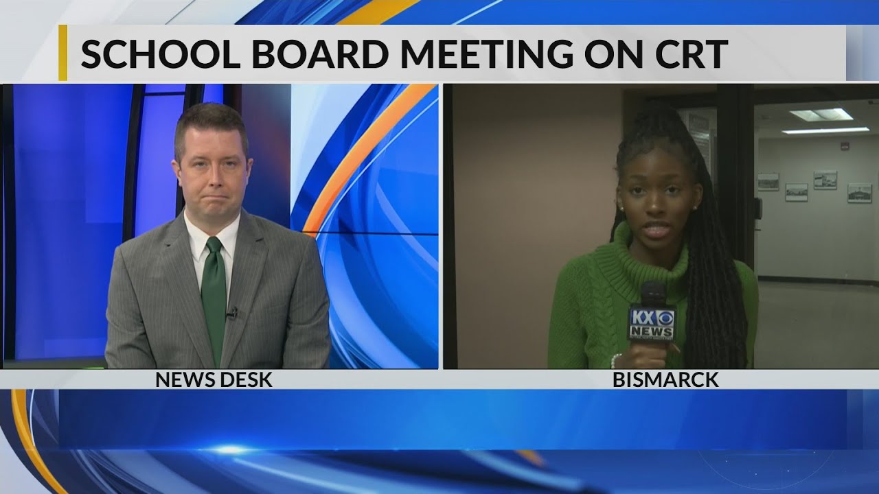 Bismarck school board meeting on CRT