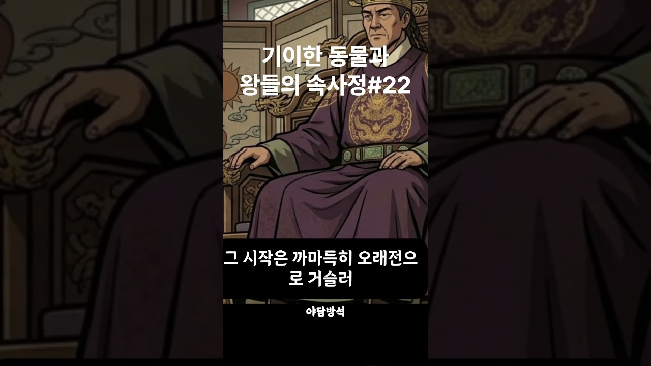 왕들의 기이한 동물 사랑 | 짐승과 사람이 마음으로 나누었던 그 깊고도 기이한 인연의 장 | 야담, 옛날이야기