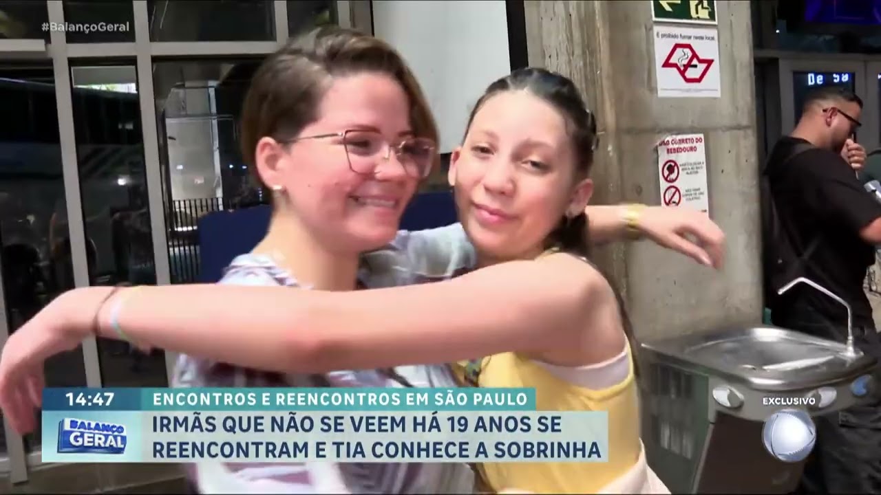 Irmãs separadas por quase duas décadas se reencontram em viagem emocionante entre SP e RJ