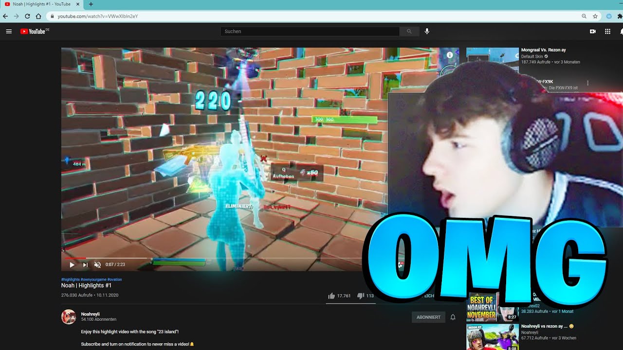 Clix REACTS to MY VIDEO... and has NEVER been this IMPRESSED!