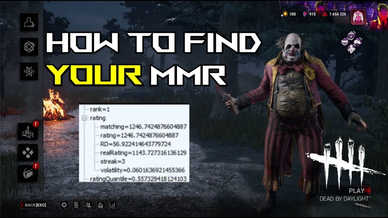 Dead by Daylight - Find Your MMR (MatchMaking Rating)