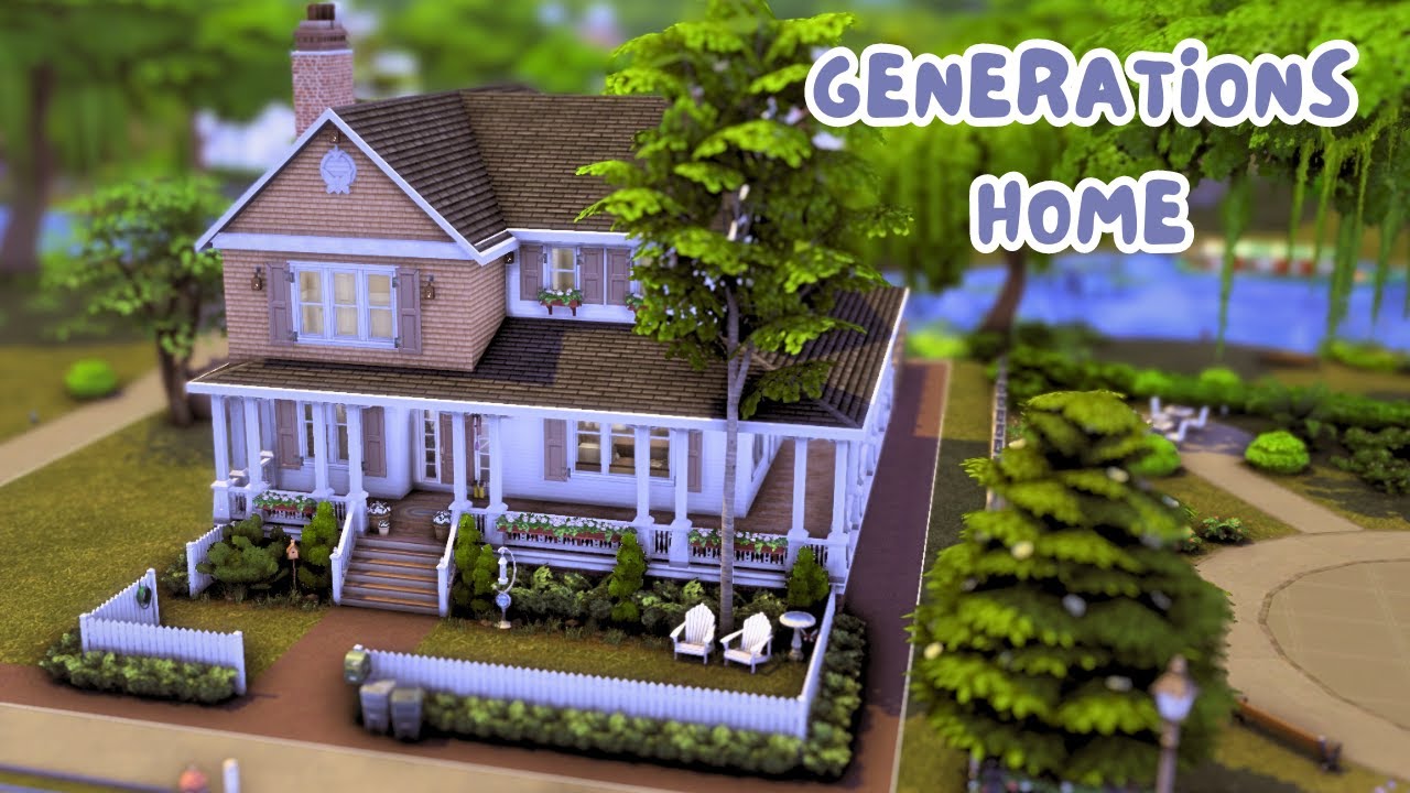 Generations Home | The Sims 4 Speed Build | + CC links