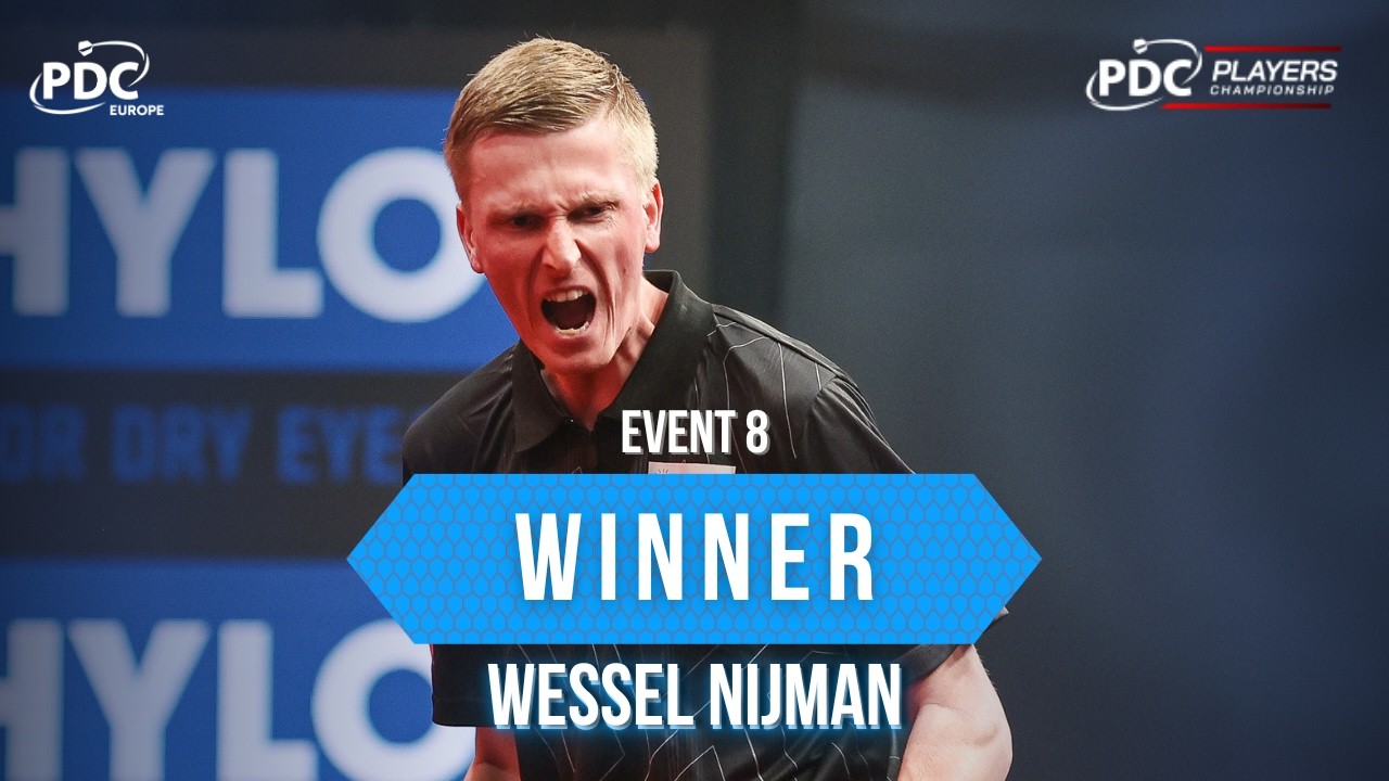 Wessel Nijman wins Players Championship 8! 🏆