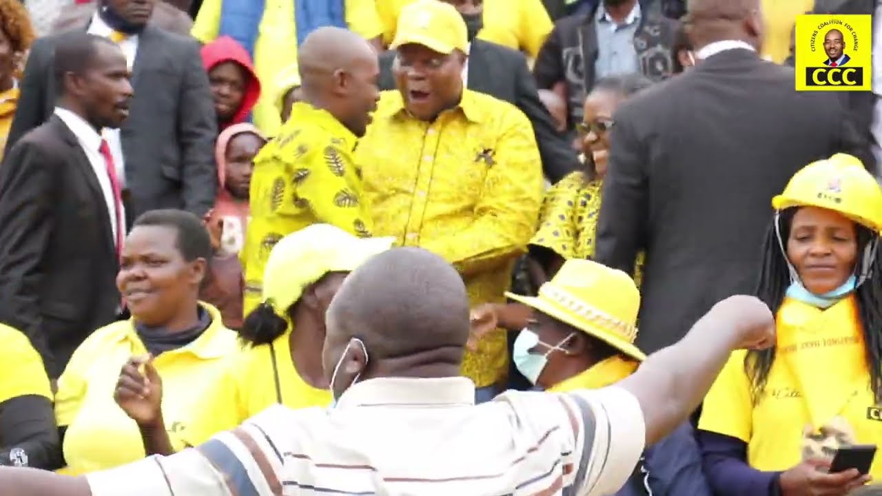 President Chamisa's arrival at Sakubva
