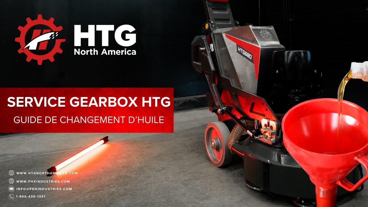 Service Gearbox HTG — Guide de Changement d’Huile