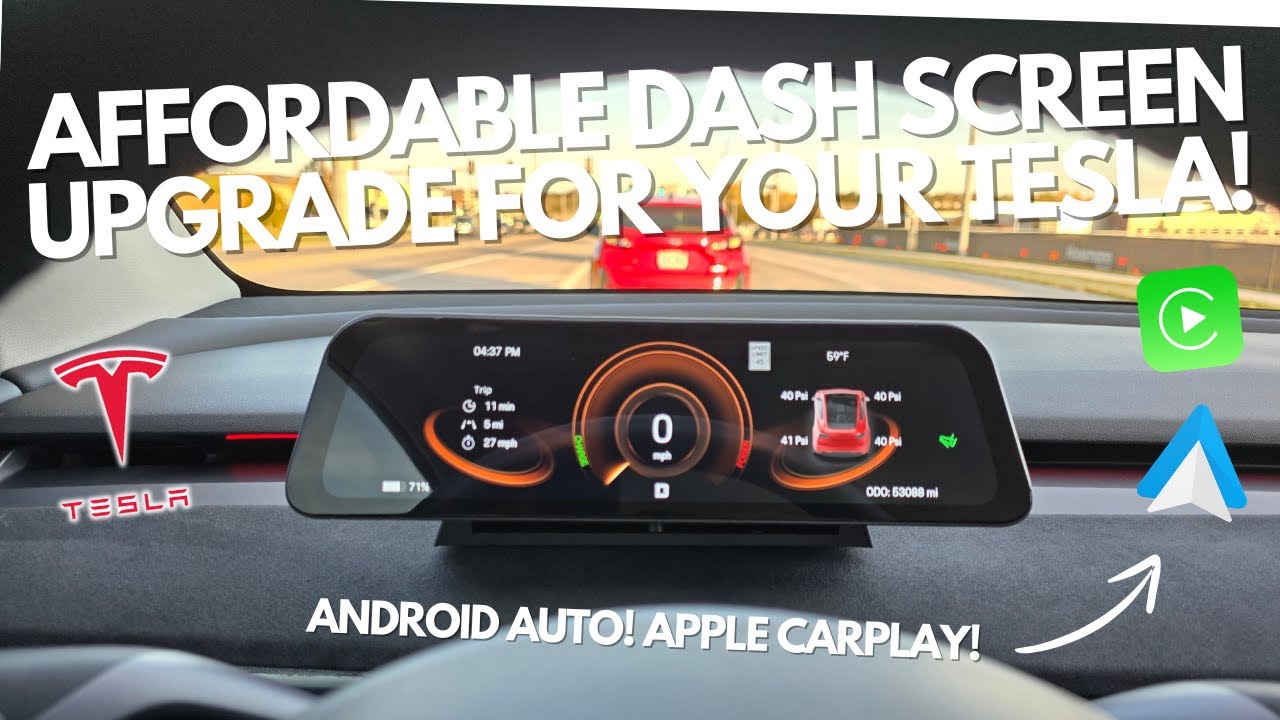 Обновление дисплея приборной панели для вашего Tesla — Apple CarPlay, Android Auto и многое друго...