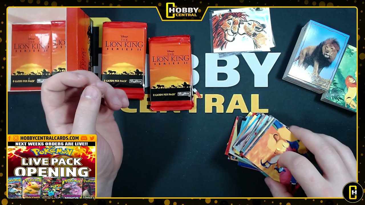 Opening a Vintage Lion King Series 2 Box!!