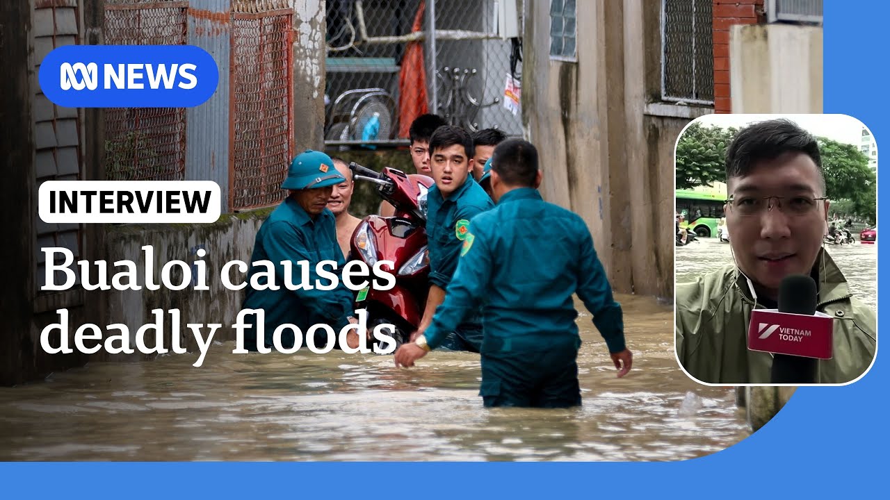 Heavy downpours from Typhoon Bualoi trigger deadly floods in Vietnam | ABC NEWS