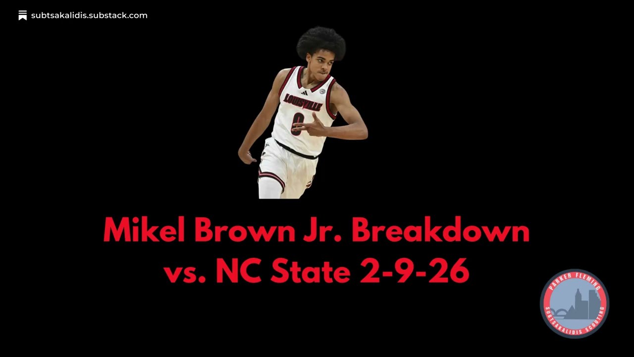 Mikel Brown Jr. 45-point breakdown vs. NC State | NBA DRAFT LOTTERY BREAKOUT