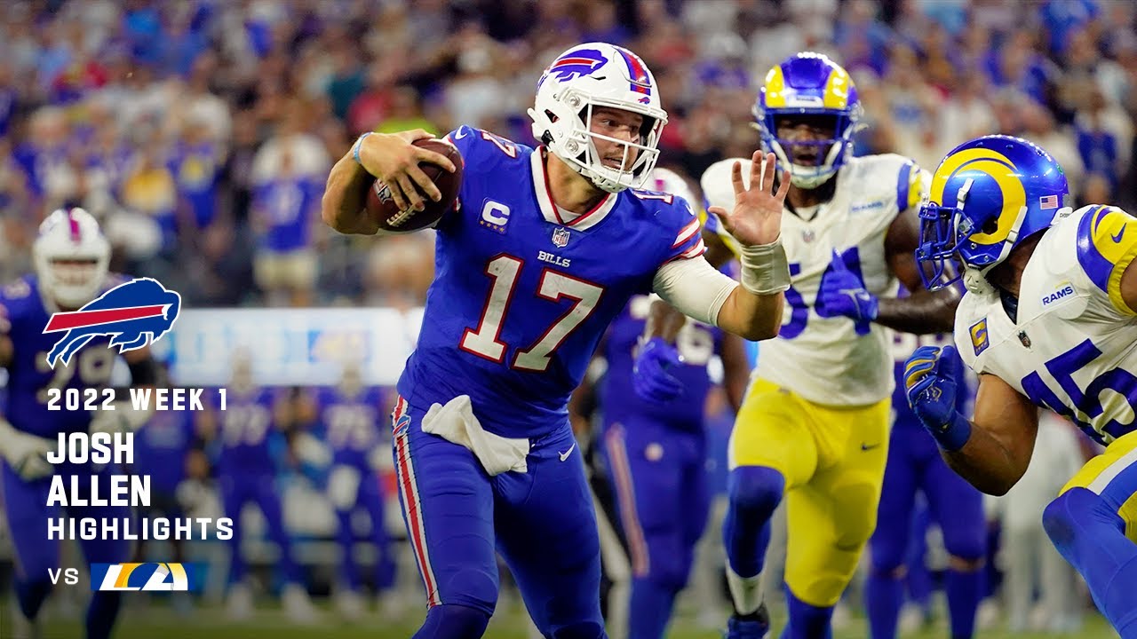Josh Allen's Top Plays vs. Los Angeles Rams!