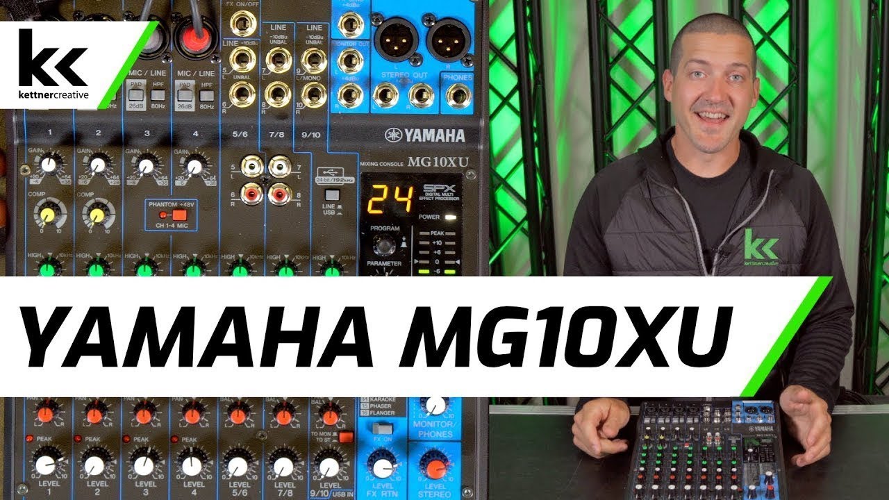 Микшерный USB-консоль Yamaha MG10XU | Настройка и обзор