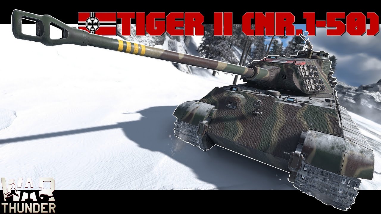 Deutsche Feuerkraft mit weichem Turm | Tiger II (Nr.1-50) | War Thunder |