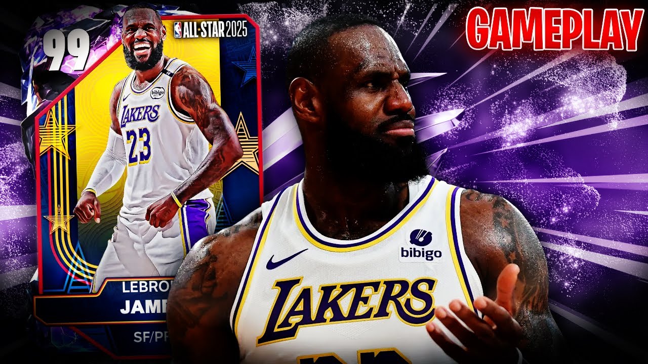 ТЕМНАЯ МАТЕРИЯ ЛЕБРОН ДЖЕЙМС ДОМИНИРУЕТ В NBA 2K25 MyTEAM!!