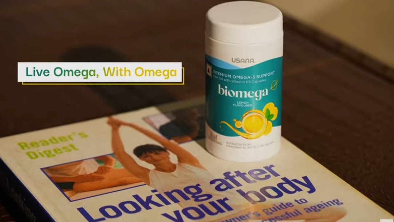 Usana Biomega|Omega 3 supplement enhanced with vitamin D3