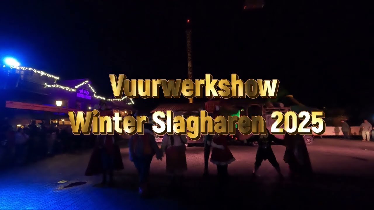 Vuurwerkshow Winter Slagharen 2025