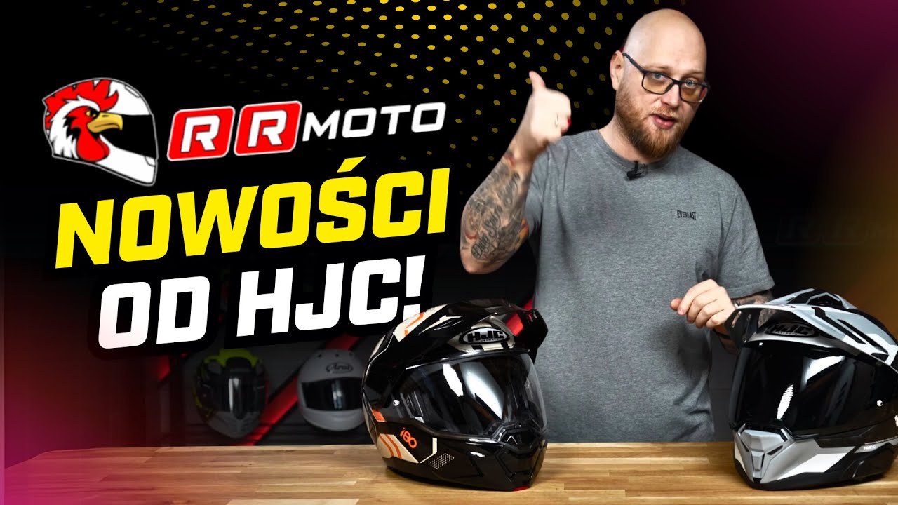 Nowe modele kasków HJC na 2025 - tego jeszcze nie było