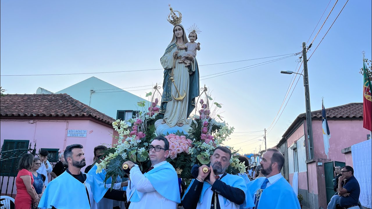 Procissão Nossa Senhora d' Ajuda Covoada / Ponta Delgada, São Miguel Açores Portugal - 25.08.2024