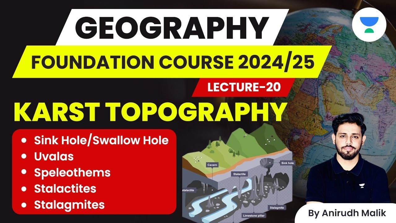 L20 | Karst Topography/Limestone Topography | Geography | UPSC 2024 | Anirudh Malik